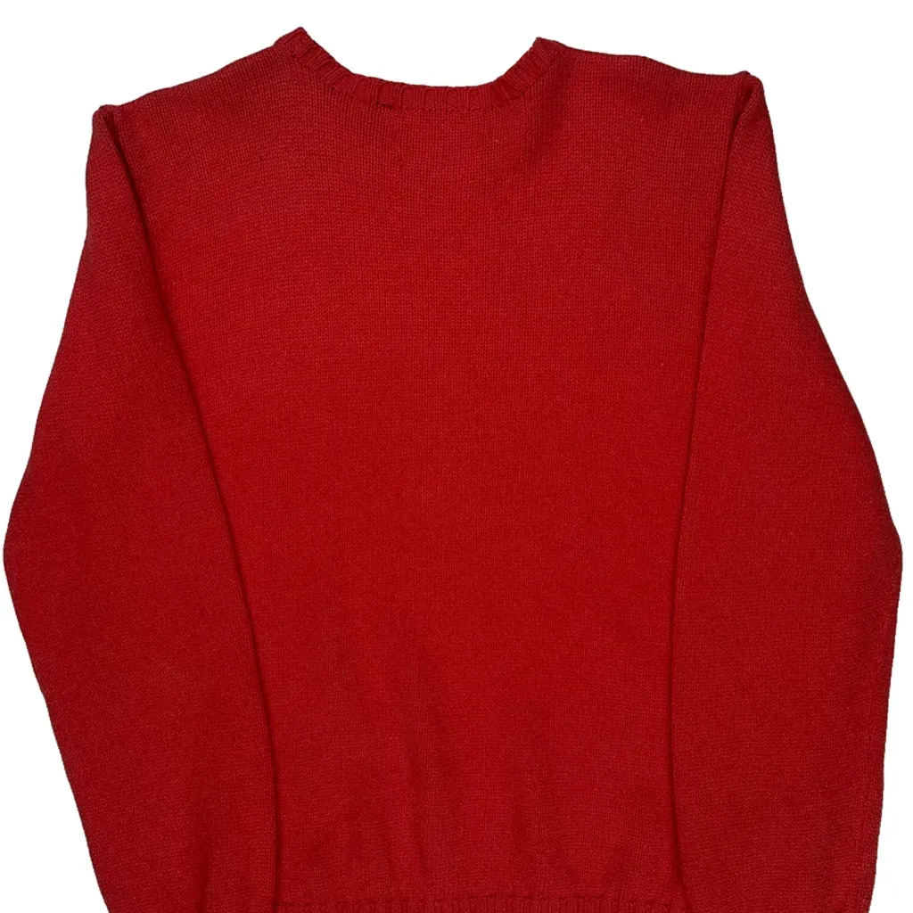 Polo By Ralph Lauren Sweater - Large Red Cotton - Image 7