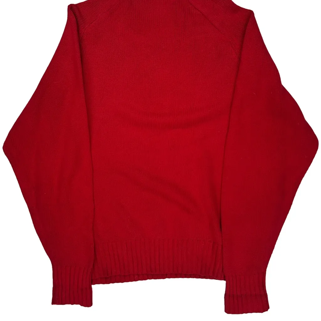 Polo By Ralph Lauren Sweater - Medium Red Cotton - Image 7