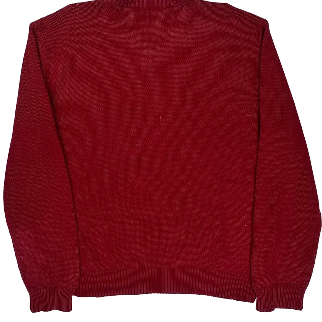 Polo By Ralph Lauren Sweater - XL Red Cotton - Image 6