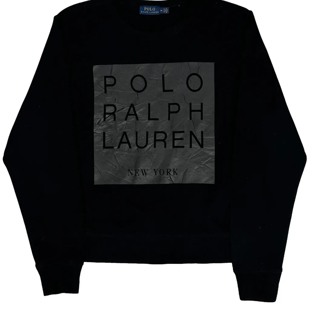 Polo By Ralph Lauren Sweatshirt - Medium Black Cotton - Image 5