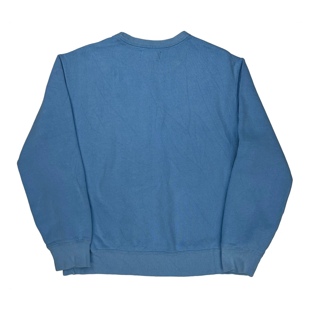 Polo By Ralph Lauren Sweatshirt - Large Blue Cotton Blend - Image 2