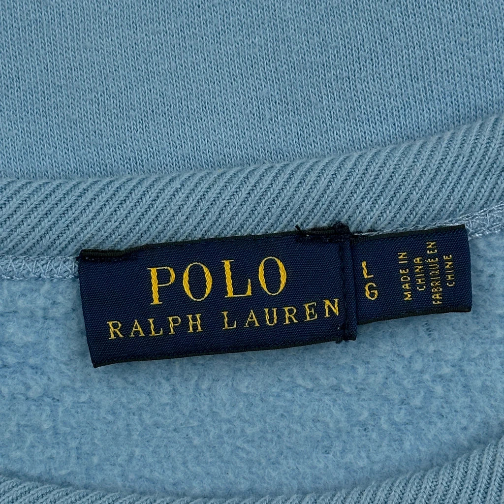 Polo By Ralph Lauren Sweatshirt - Large Blue Cotton - Image 3