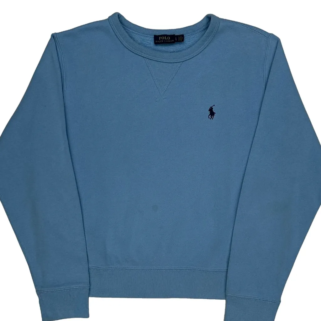 Polo By Ralph Lauren Sweatshirt - Large Blue Cotton - Image 5