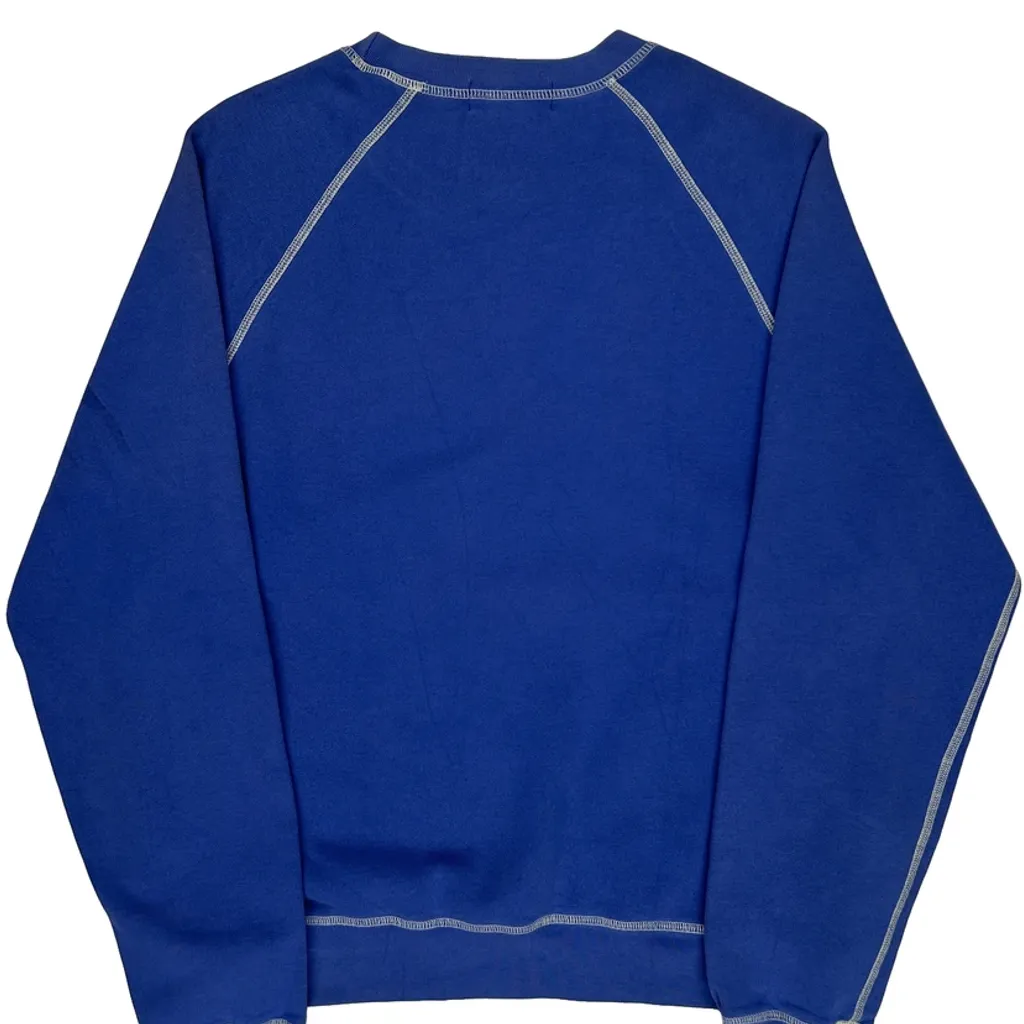 Polo By Ralph Lauren Sweatshirt - Medium Blue Cotton Blend - Image 6