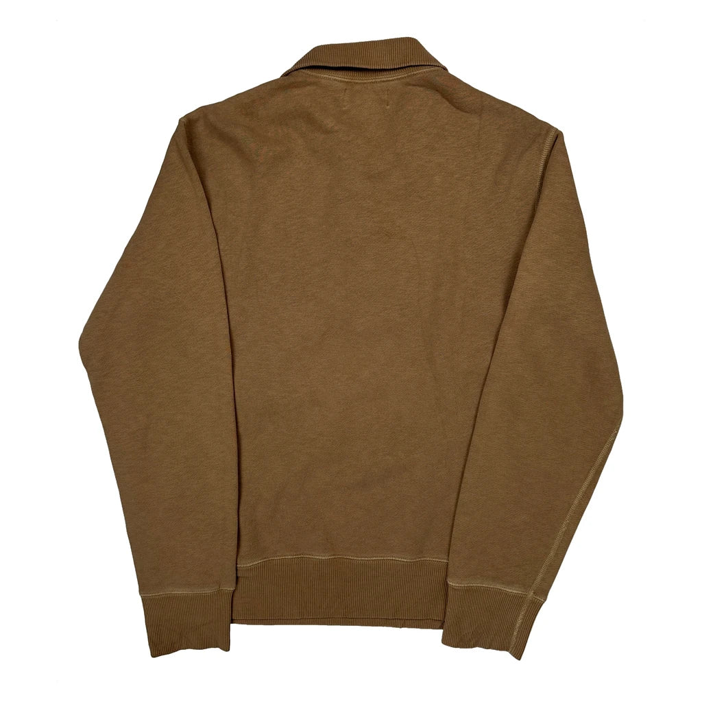 Polo By Ralph Lauren Sweatshirt - Large Brown Cotton Blend - Image 2