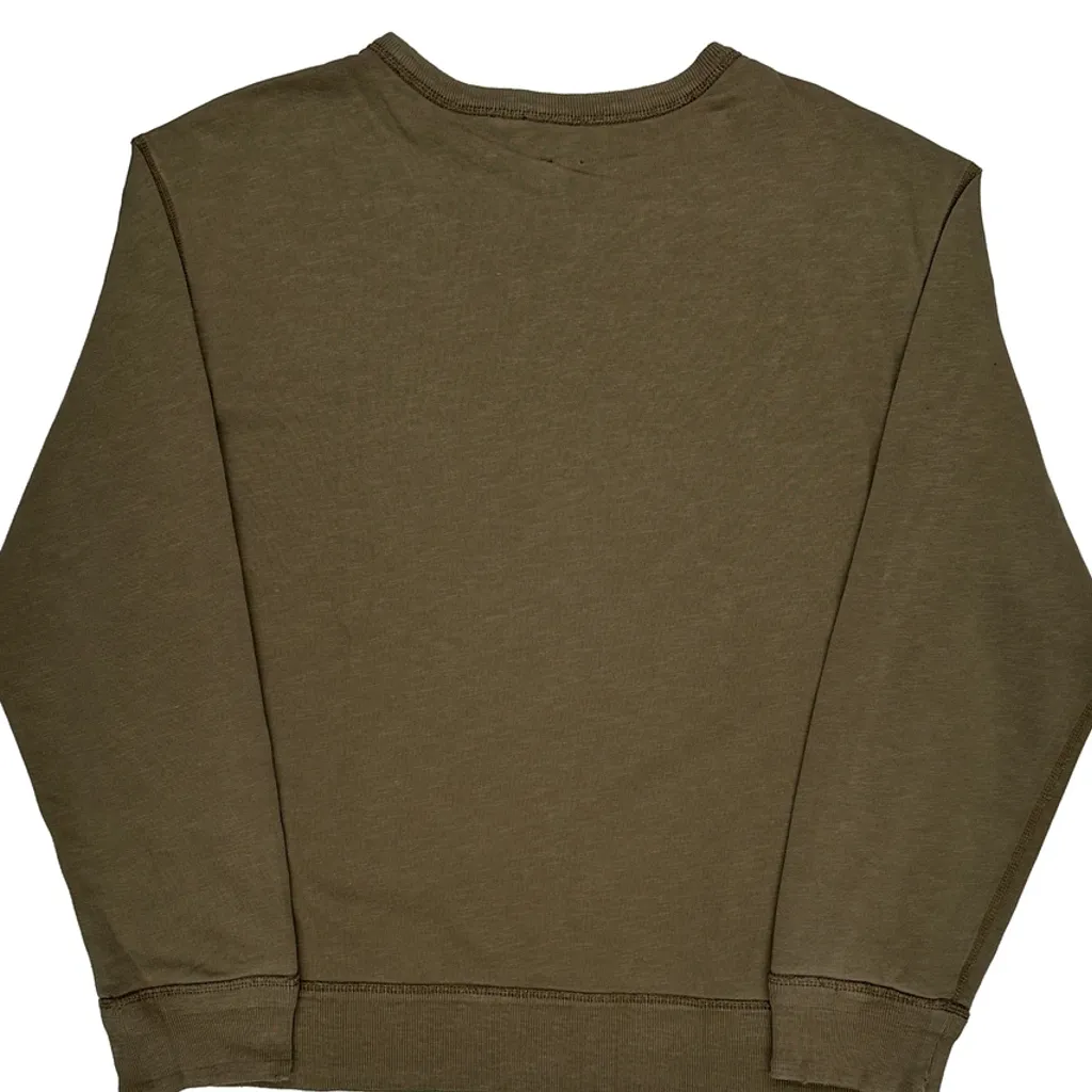 Polo By Ralph Lauren Sweatshirt - Large Khaki Cotton - Image 6