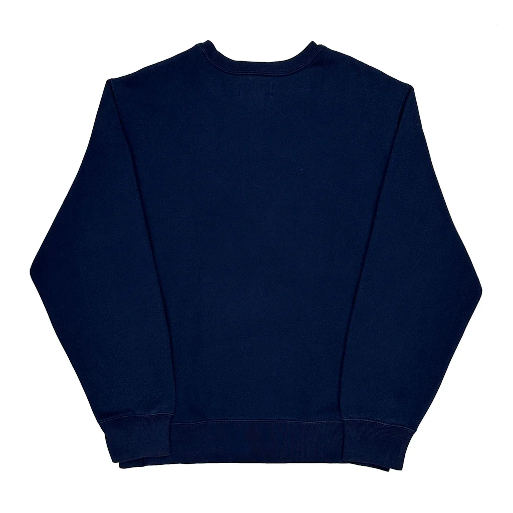 Polo By Ralph Lauren Sweatshirt - Large Navy Cotton Blend - Image 2