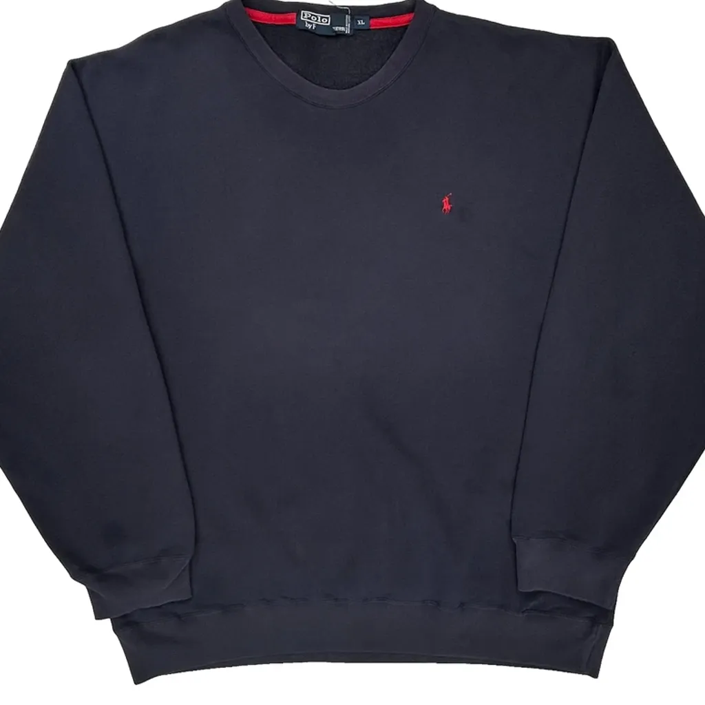 Polo By Ralph Lauren Sweatshirt - XL Navy Cotton - Image 5