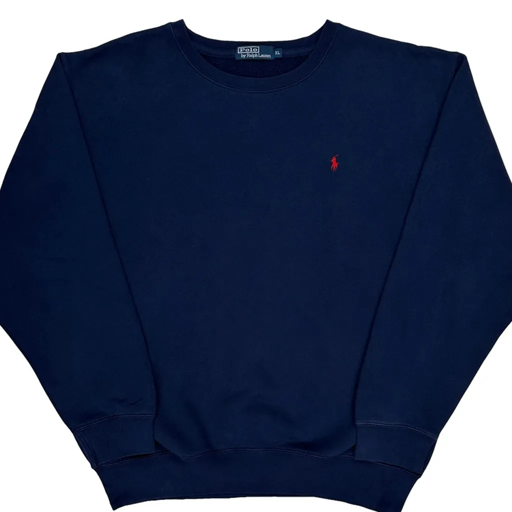 Polo By Ralph Lauren Sweatshirt - XL Navy Cotton - Image 5