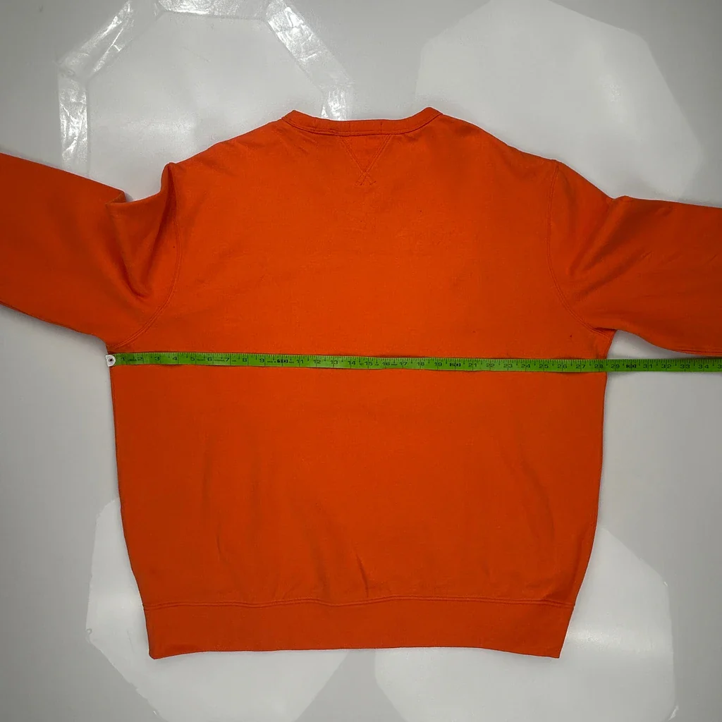 Polo By Ralph Lauren Sweatshirt - XL Orange Cotton - Image 3