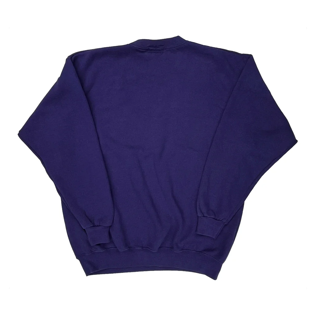 Polo By Ralph Lauren Sweatshirt - XL Purple Cotton - Image 2