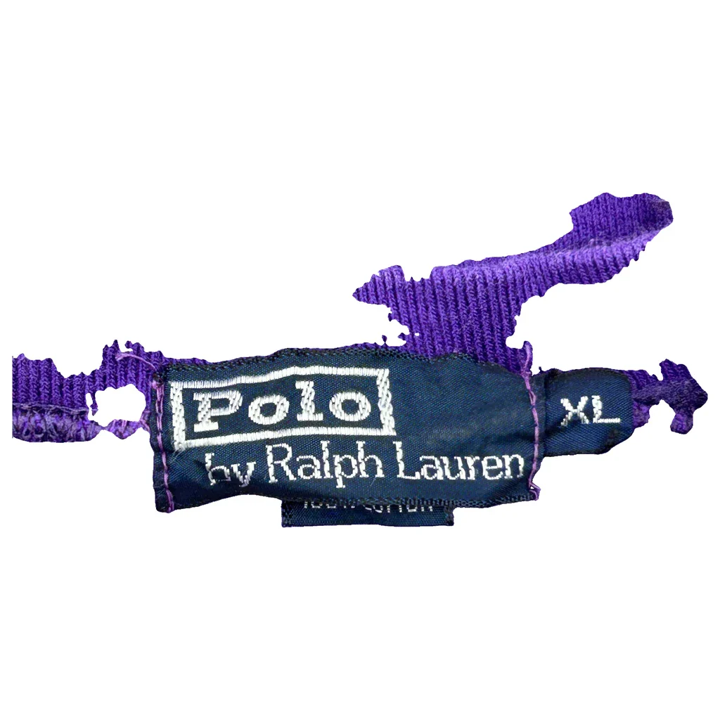 Polo By Ralph Lauren Sweatshirt - XL Purple Cotton - Image 2