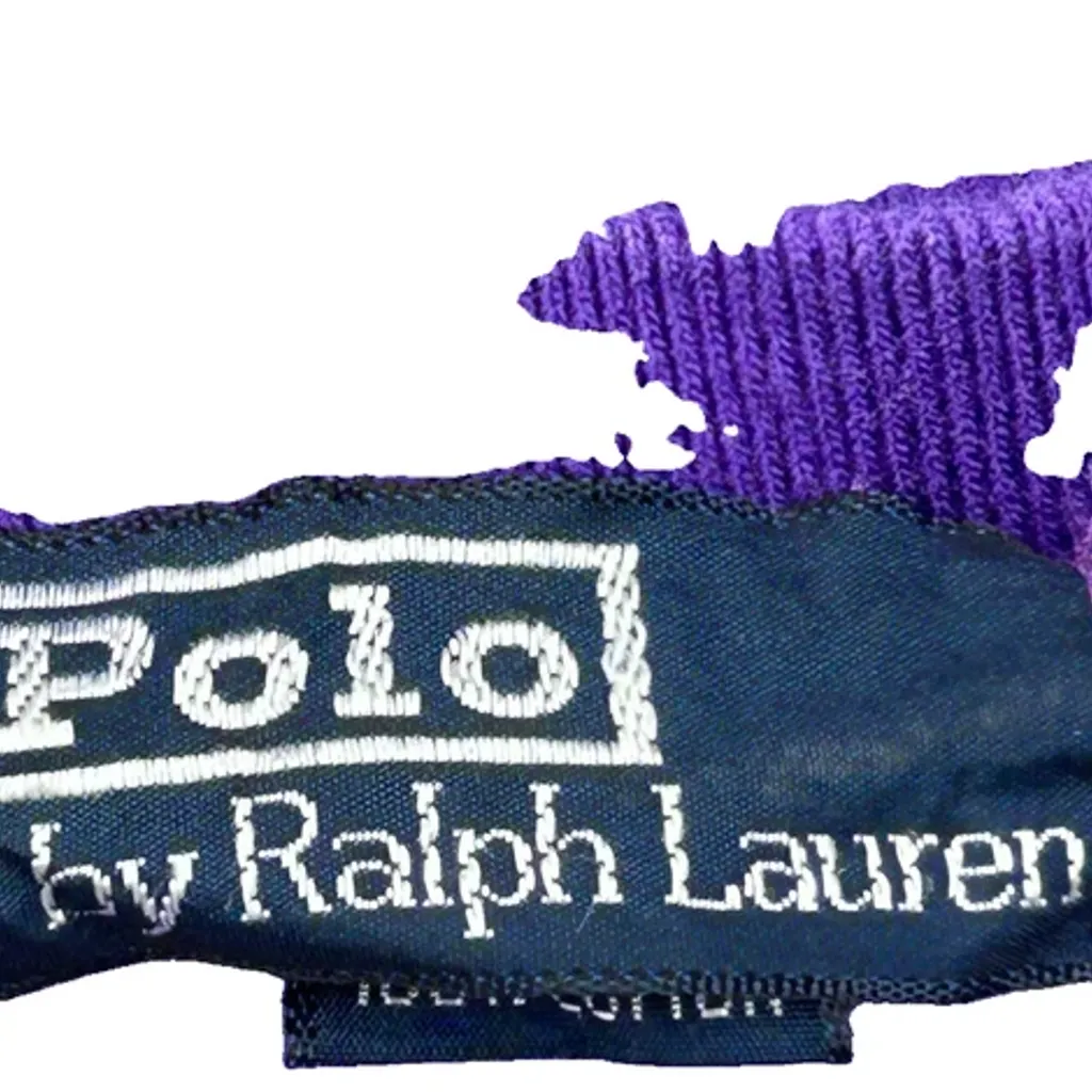 Polo By Ralph Lauren Sweatshirt - XL Purple Cotton - Image 5