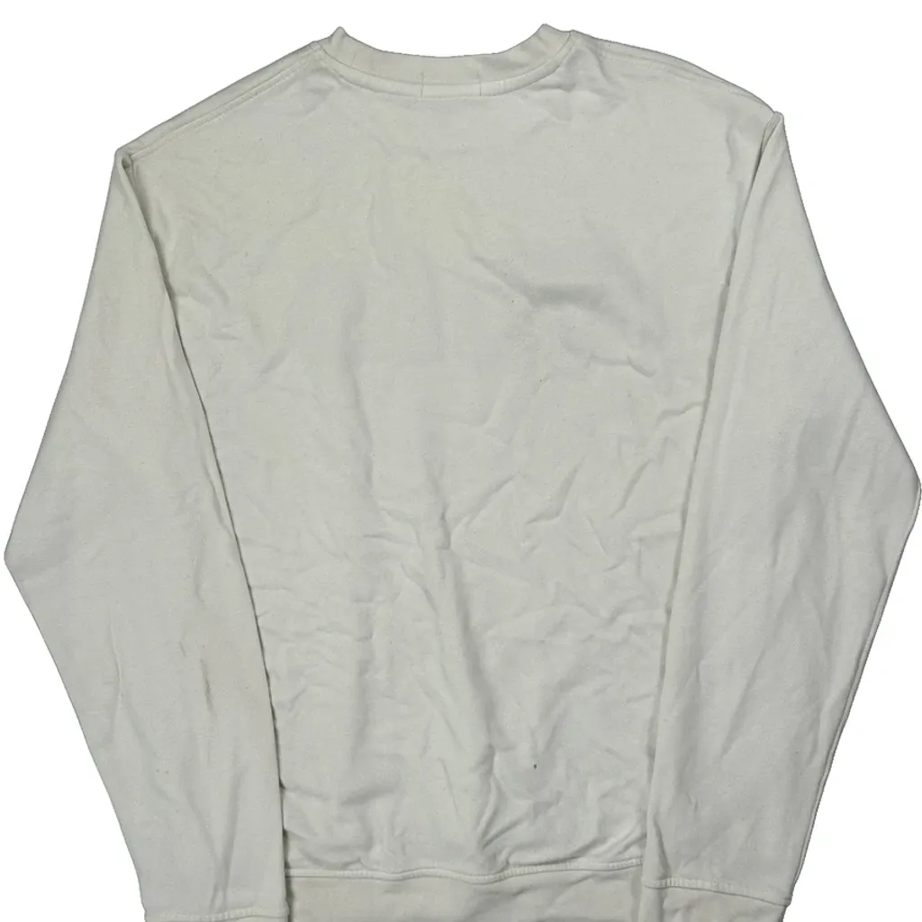 Polo By Ralph Lauren Spellout Sweatshirt - Large White Cotton - Image 7