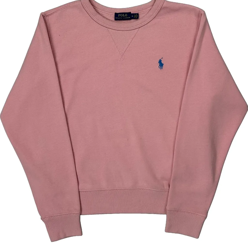 Polo By Ralph Lauren Sweatshirt - Medium Pink Cotton - Image 4