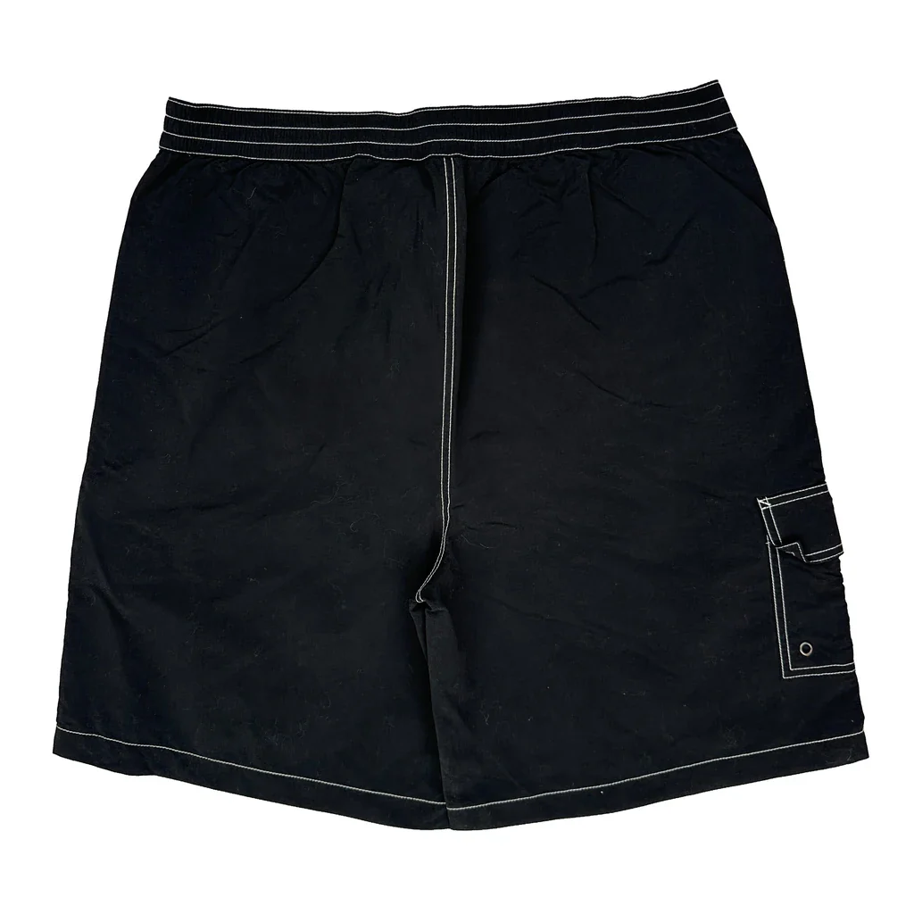 Polo By Ralph Lauren Contrast Stitch Swim Shorts - XL Black Polyester