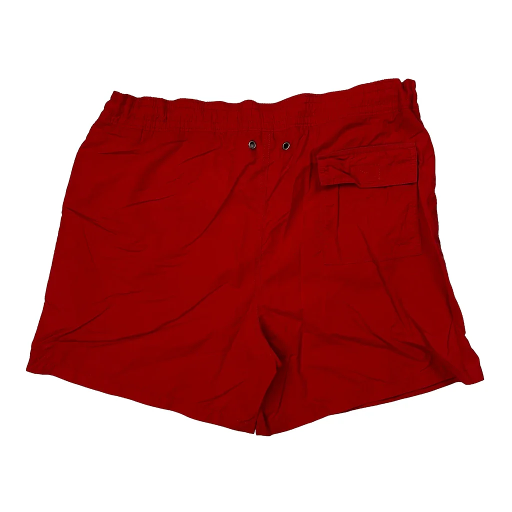 Polo By Ralph Lauren Swim Shorts - Medium Red Nylon