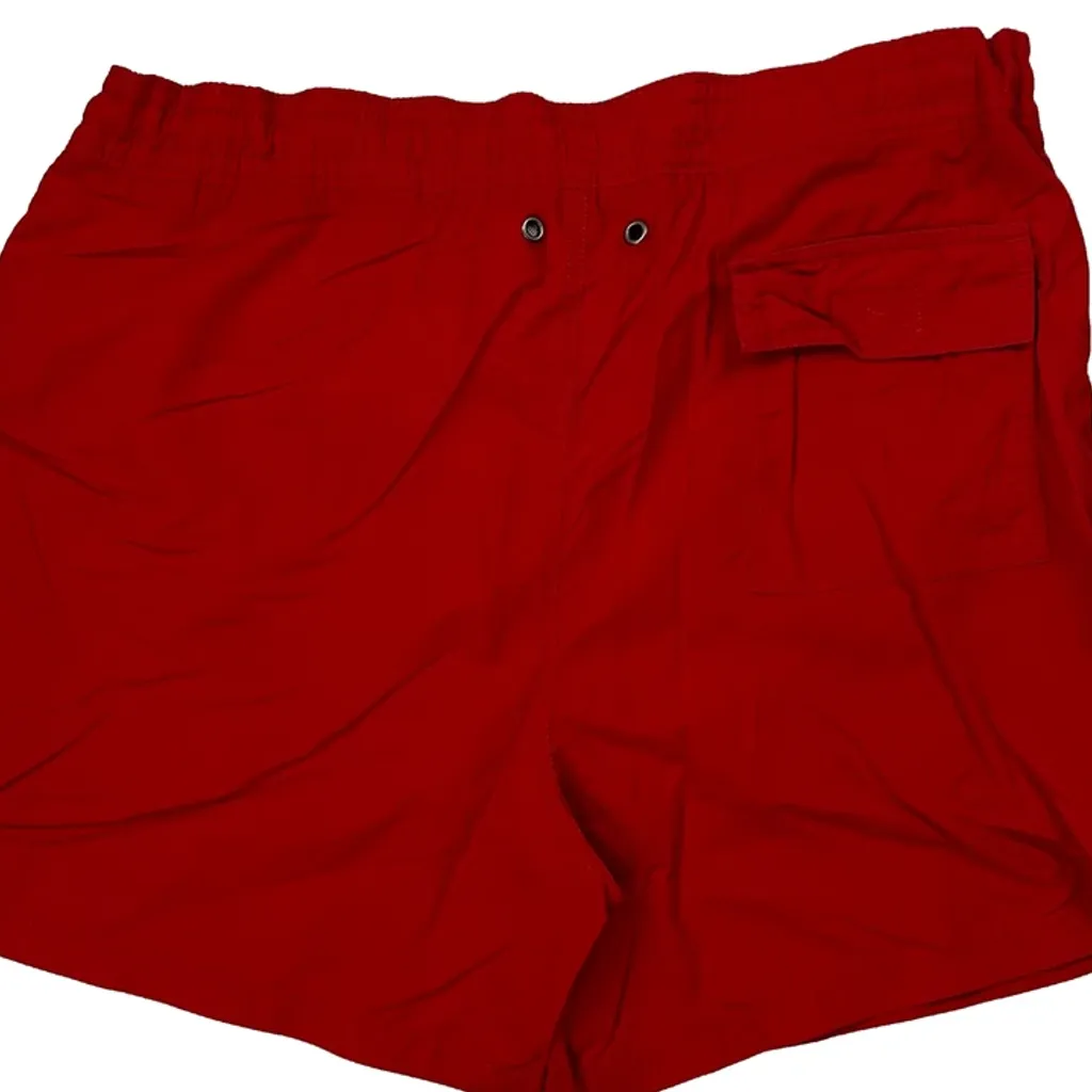 Polo By Ralph Lauren Swim Shorts - Medium Red Nylon - Image 5