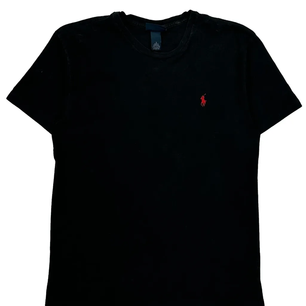 Polo By Ralph Lauren T-Shirt - Small Black Cotton - Image 4