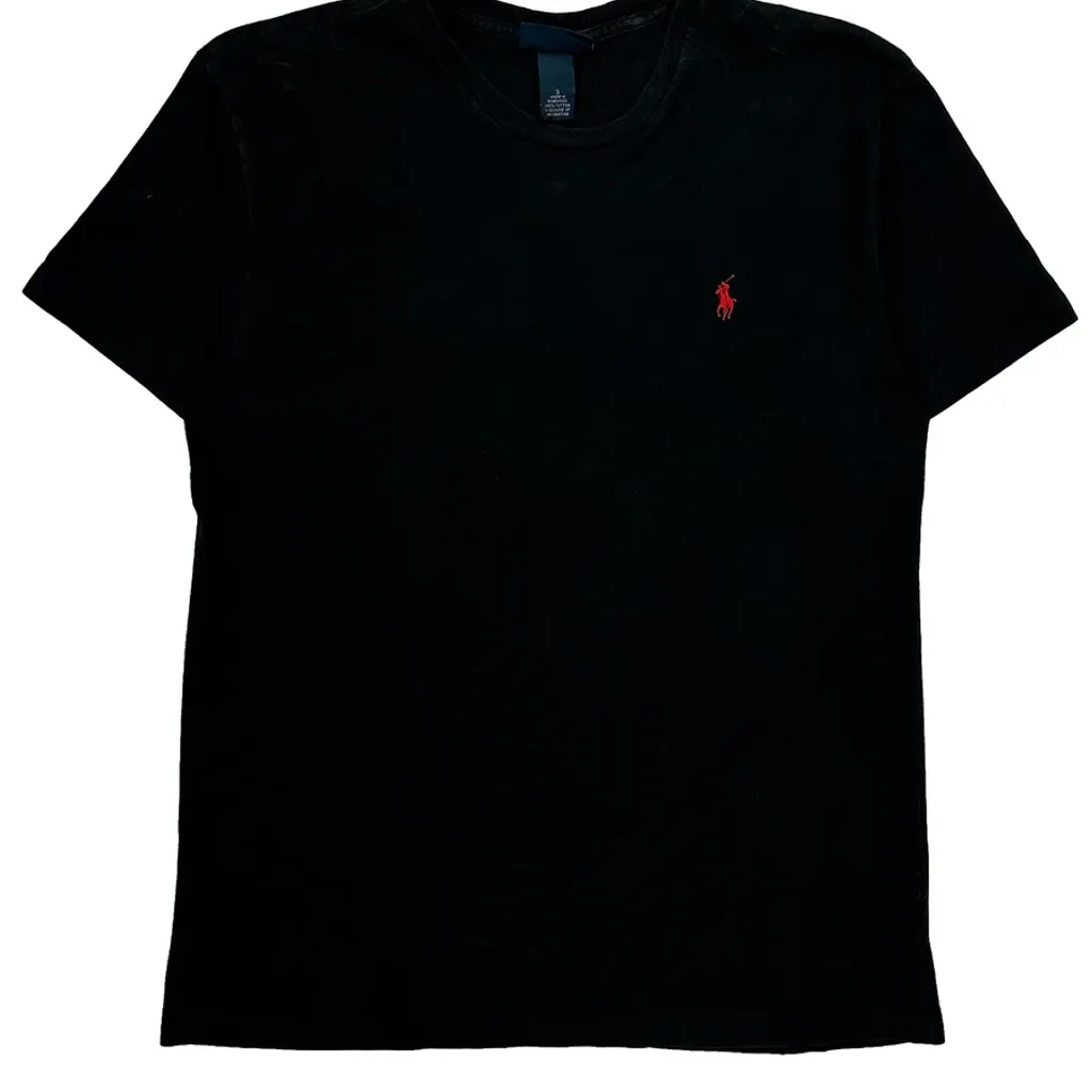 Polo By Ralph Lauren T-Shirt - Small Black Cotton - Image 5