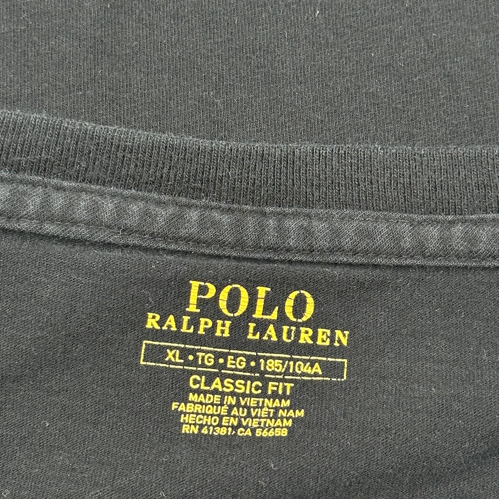 Polo By Ralph Lauren T-Shirt - XL Black Cotton - Image 3