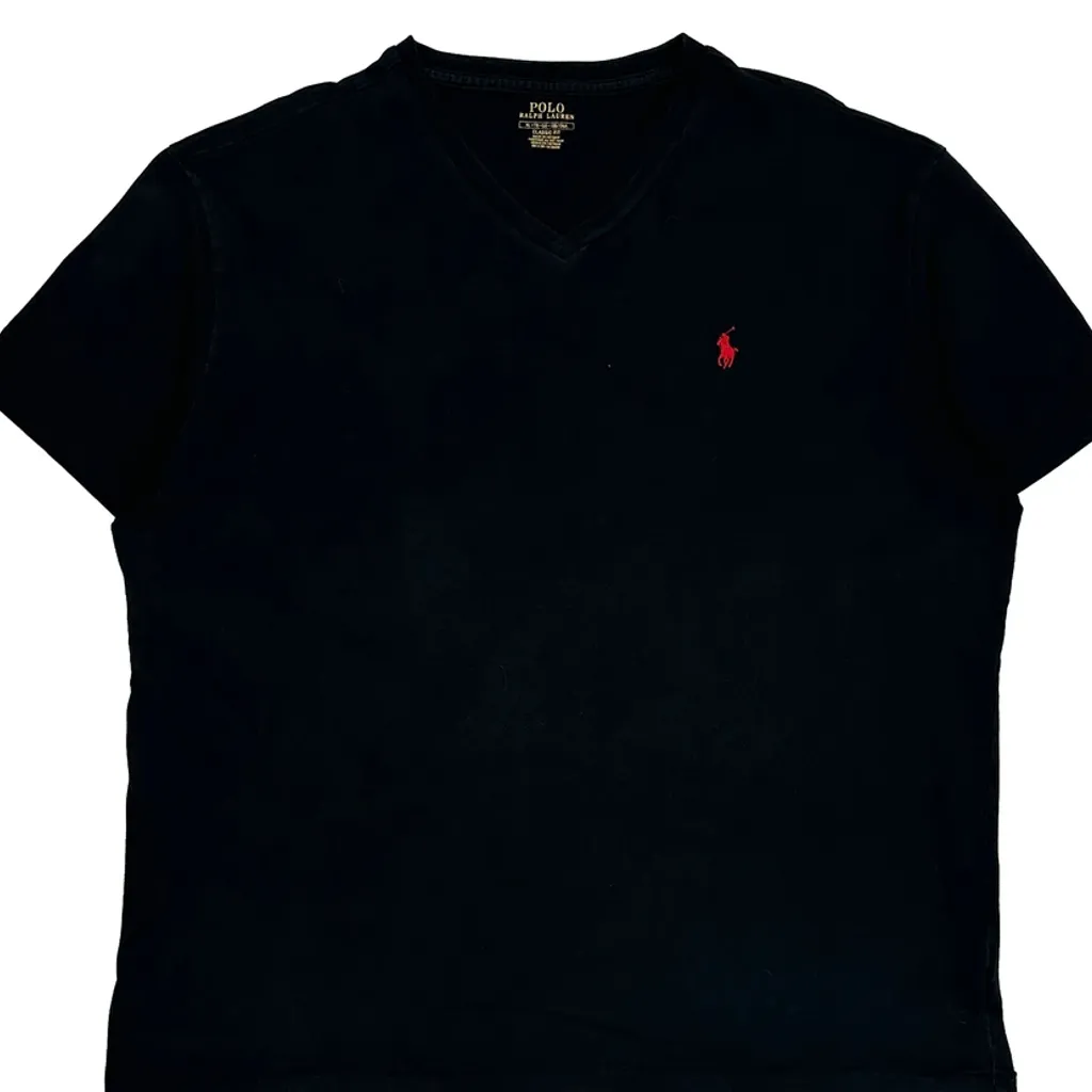Polo By Ralph Lauren T-Shirt - XL Black Cotton - Image 4