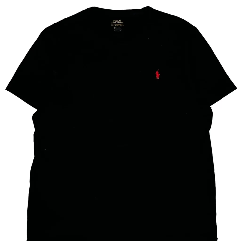 Polo By Ralph Lauren T-Shirt - 2XL Black Cotton - Image 4