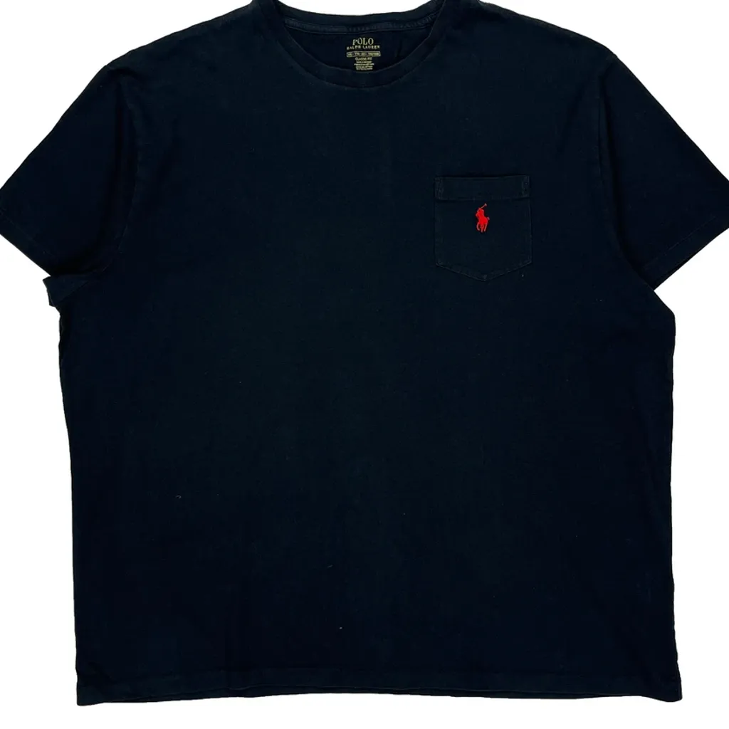 Polo By Ralph Lauren T-Shirt - 2XL Black Cotton - Image 4