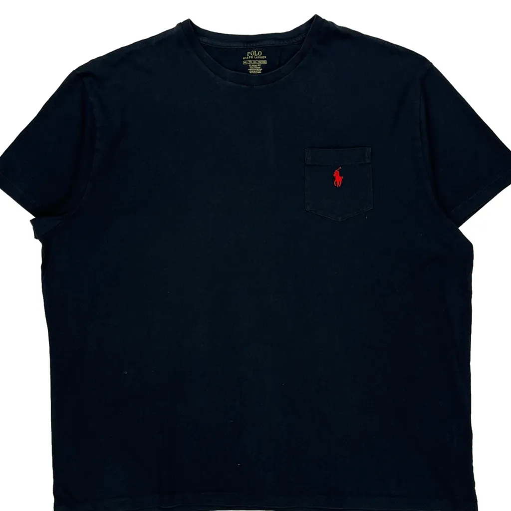 Polo By Ralph Lauren T-Shirt - 2XL Black Cotton - Image 5