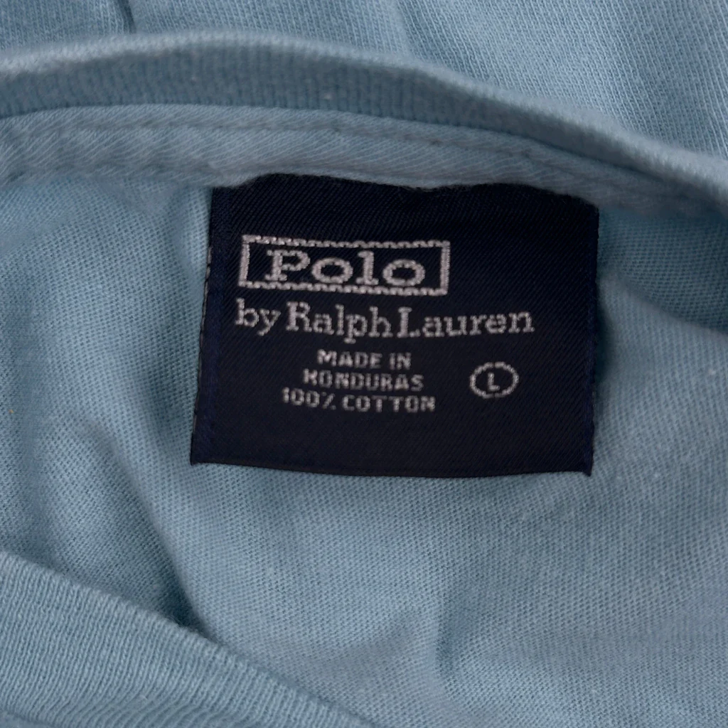 Polo By Ralph Lauren Graphic T-Shirt - Large Blue Cotton - Image 3