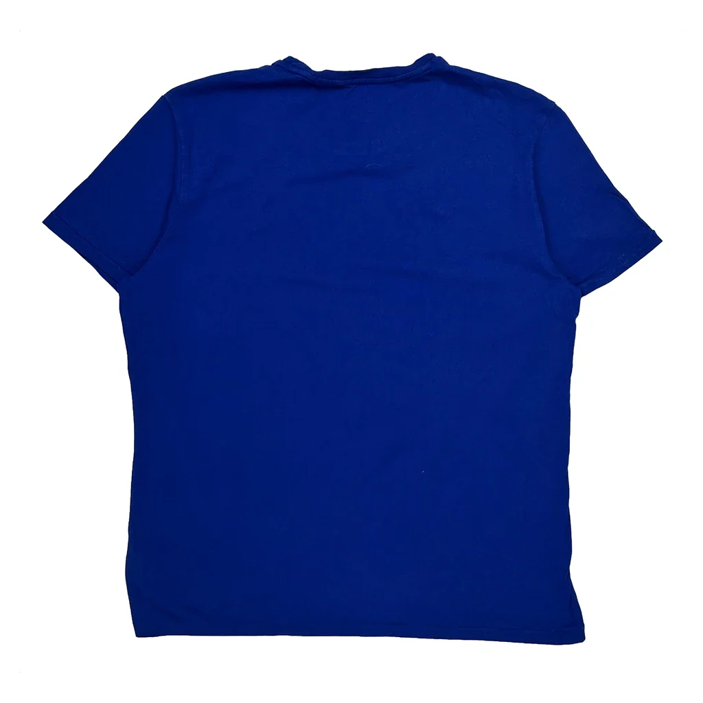 Polo By Ralph Lauren T-Shirt - Large Blue Cotton - Image 2