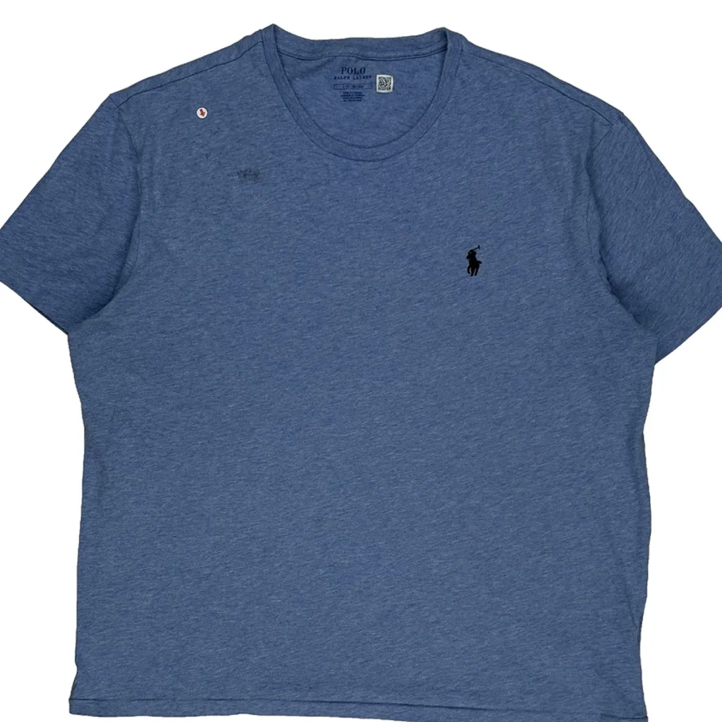 Polo By Ralph Lauren T-Shirt - Large Blue Cotton - Image 5
