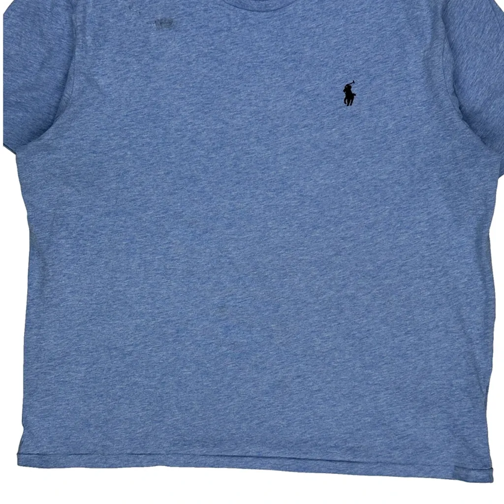 Polo By Ralph Lauren T-Shirt - Large Blue Cotton - Image 7