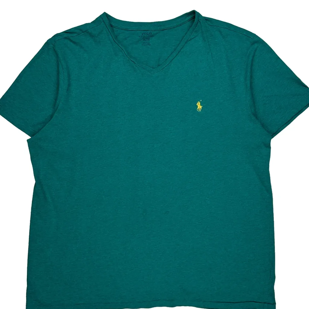 Polo By Ralph Lauren T-Shirt - XL Green Cotton - Image 4