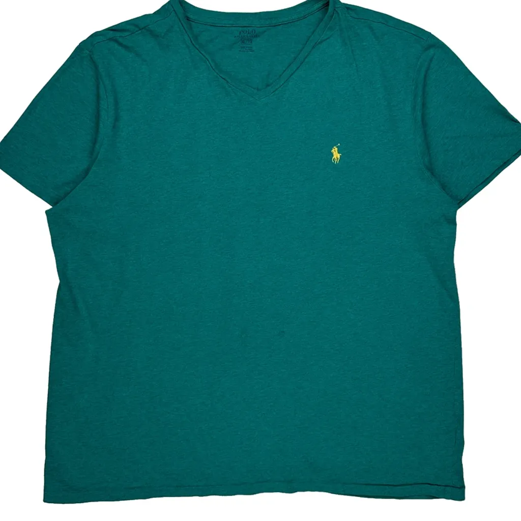 Polo By Ralph Lauren T-Shirt - XL Green Cotton - Image 5