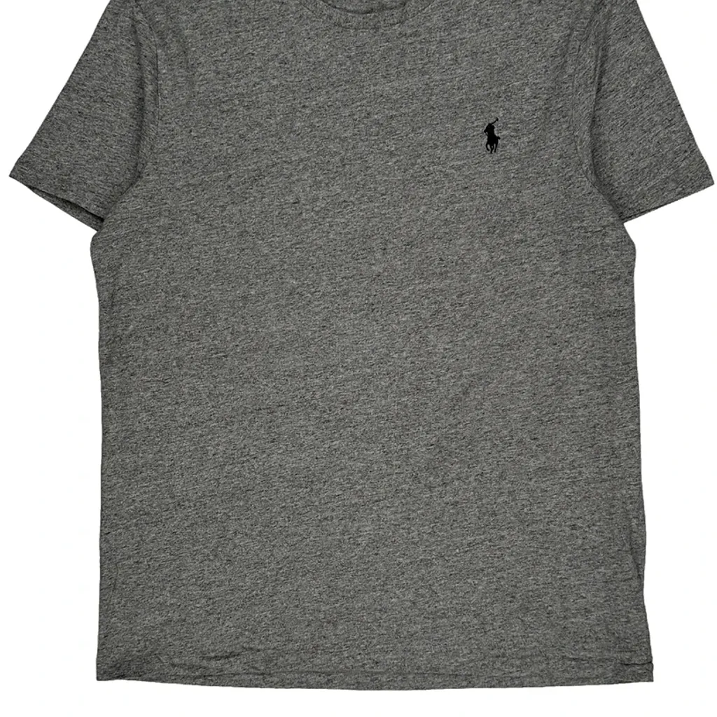 Polo By Ralph Lauren Slim Fit T-Shirt - Large Grey Cotton - Image 5