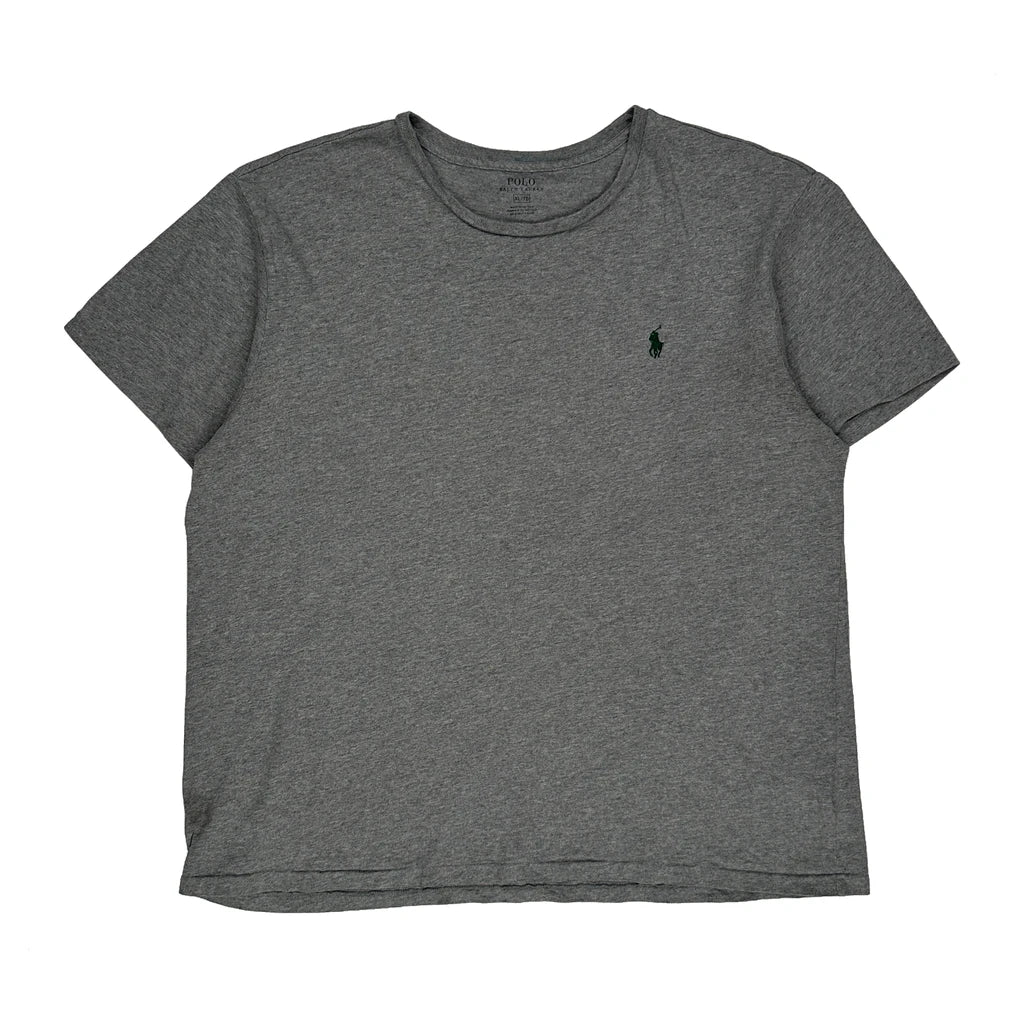 Polo By Ralph Lauren T-Shirt - XL Grey Cotton