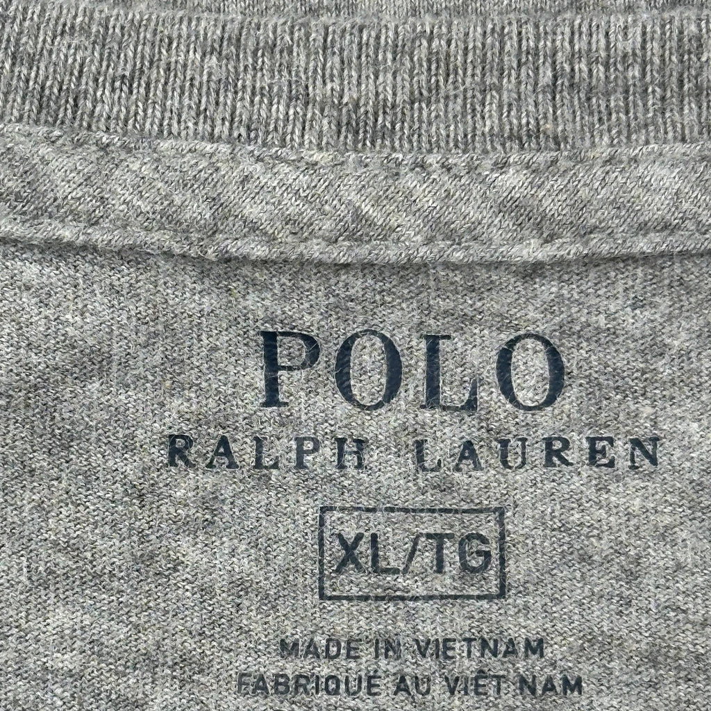 Polo By Ralph Lauren T-Shirt - XL Grey Cotton - Image 3