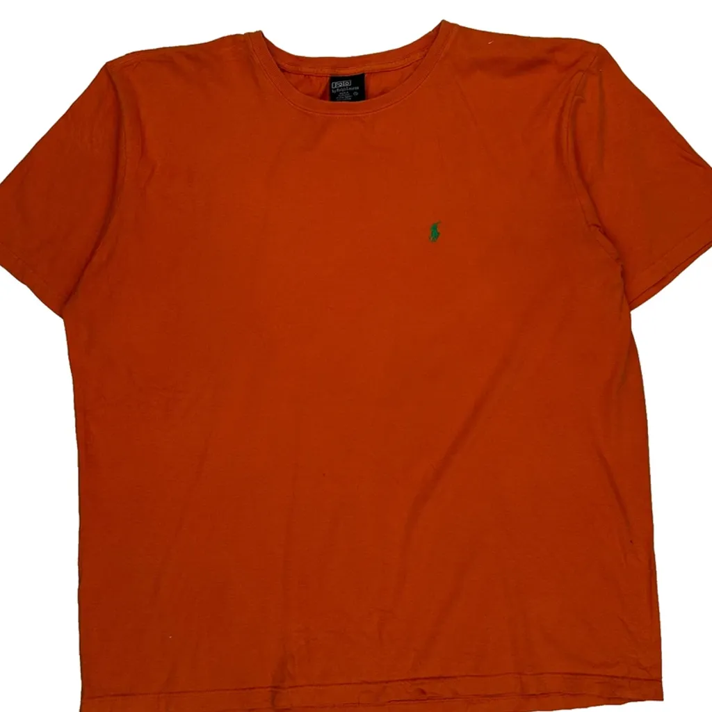 Polo By Ralph Lauren T-Shirt - XL Orange Cotton - Image 6