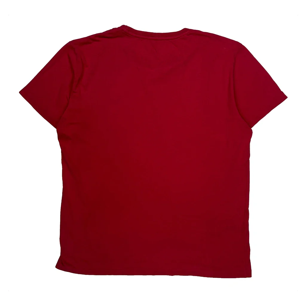 Polo By Ralph Lauren T-Shirt - Medium Red Cotton - Image 2