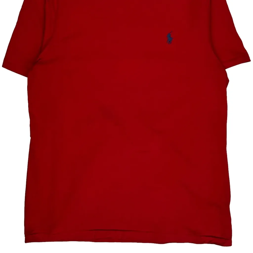 Polo By Ralph Lauren Slim Fit T-Shirt - Medium Red Cotton - Image 4