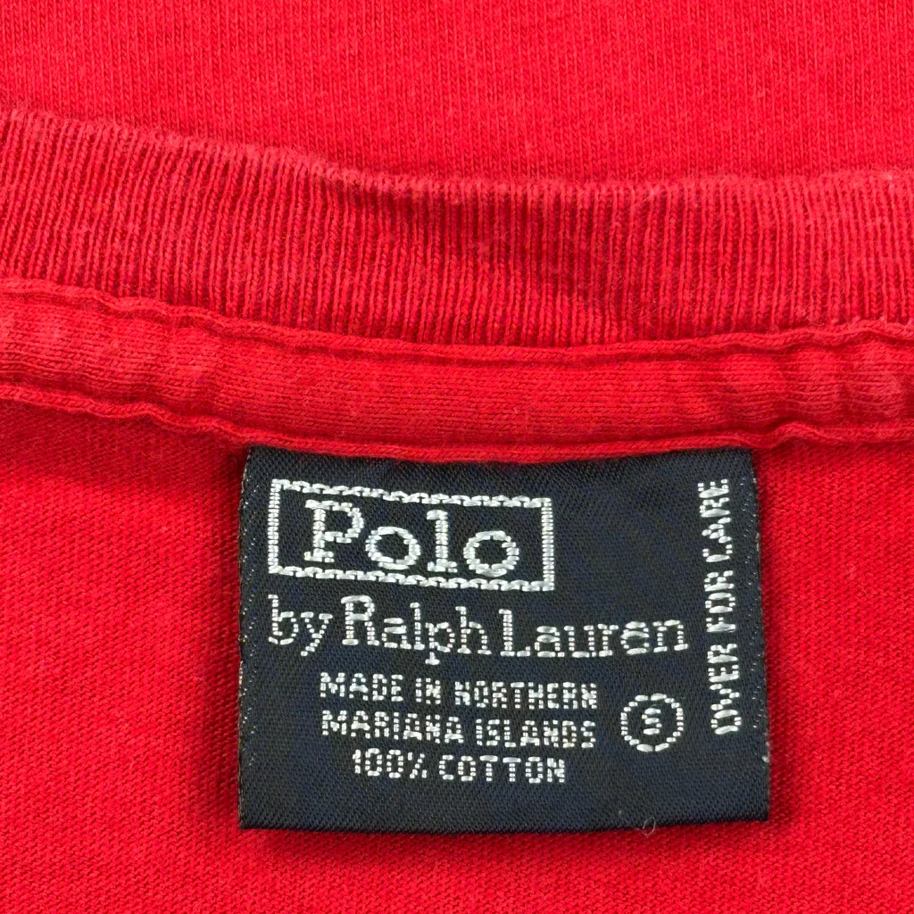 Polo By Ralph Lauren T-Shirt - Small Red Cotton - Image 3
