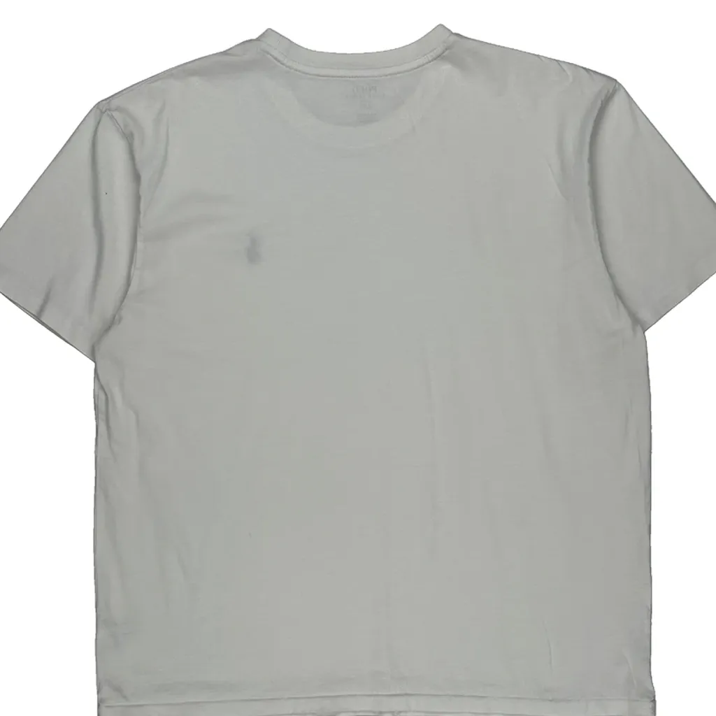 Polo By Ralph Lauren T-Shirt - Large White Cotton - Image 6