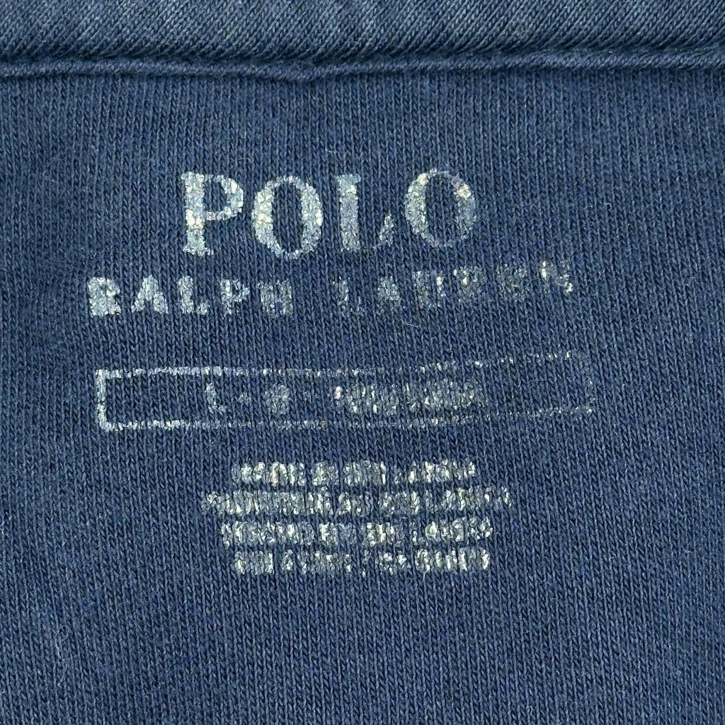 Polo By Ralph Lauren Track Jacket - Large Navy Cotton - Image 3
