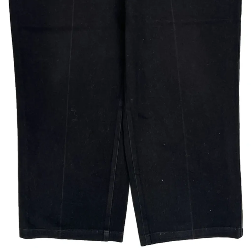 Polo By Ralph Lauren Pleated Trousers - 36W 28L Black Cotton - Image 10