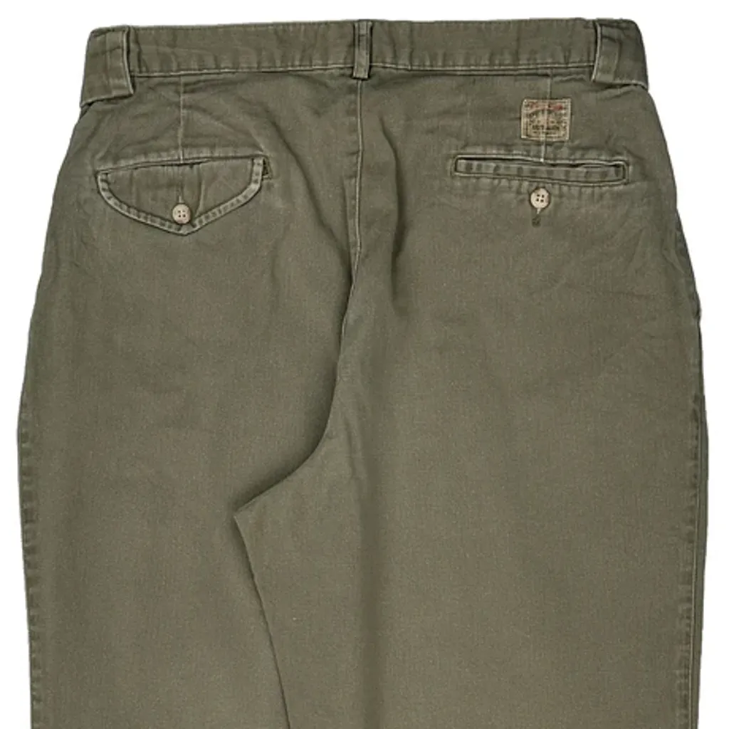 Polo By Ralph Lauren Trousers - 32W 31L Green Cotton - Image 8