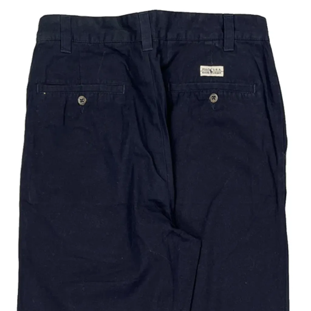 Polo By Ralph Lauren Trousers - 36W 31L Navy Cotton - Image 7