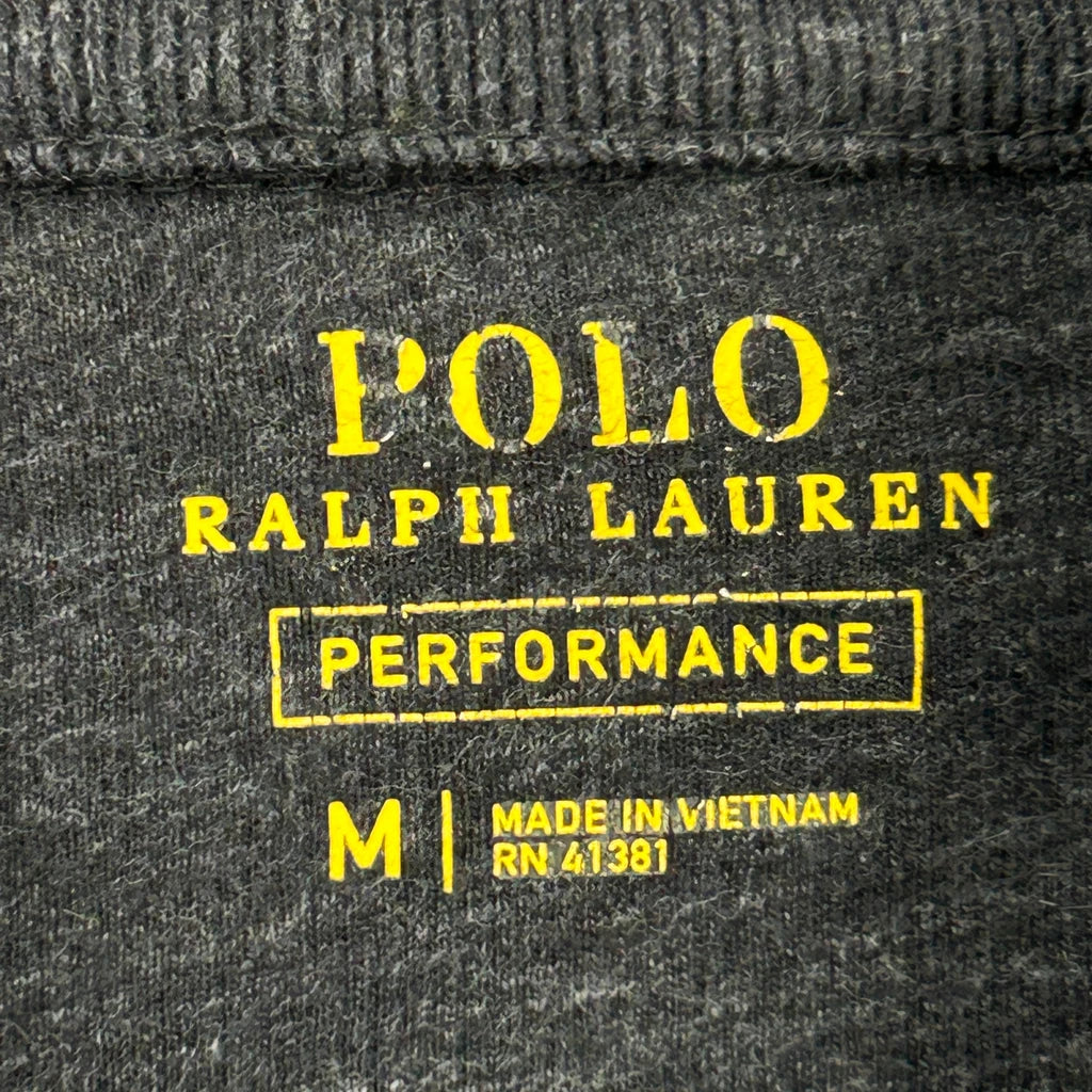 Polo By Ralph Lauren Zip Up - Medium Gray Cotton Blend - Image 3