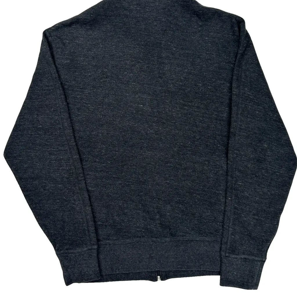 Polo By Ralph Lauren Zip Up - Medium Gray Cotton Blend - Image 6