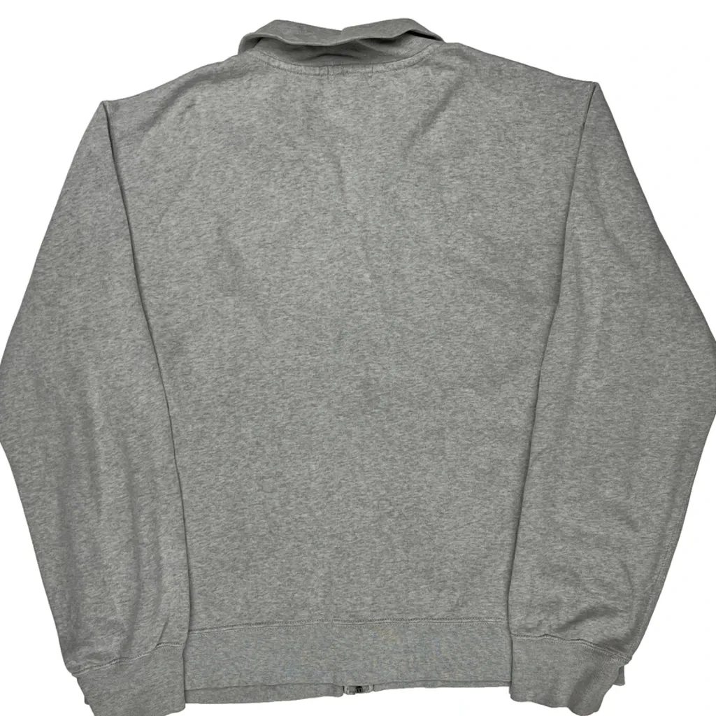 Polo By Ralph Lauren Zip Up - XL Gray Cotton Blend - Image 7